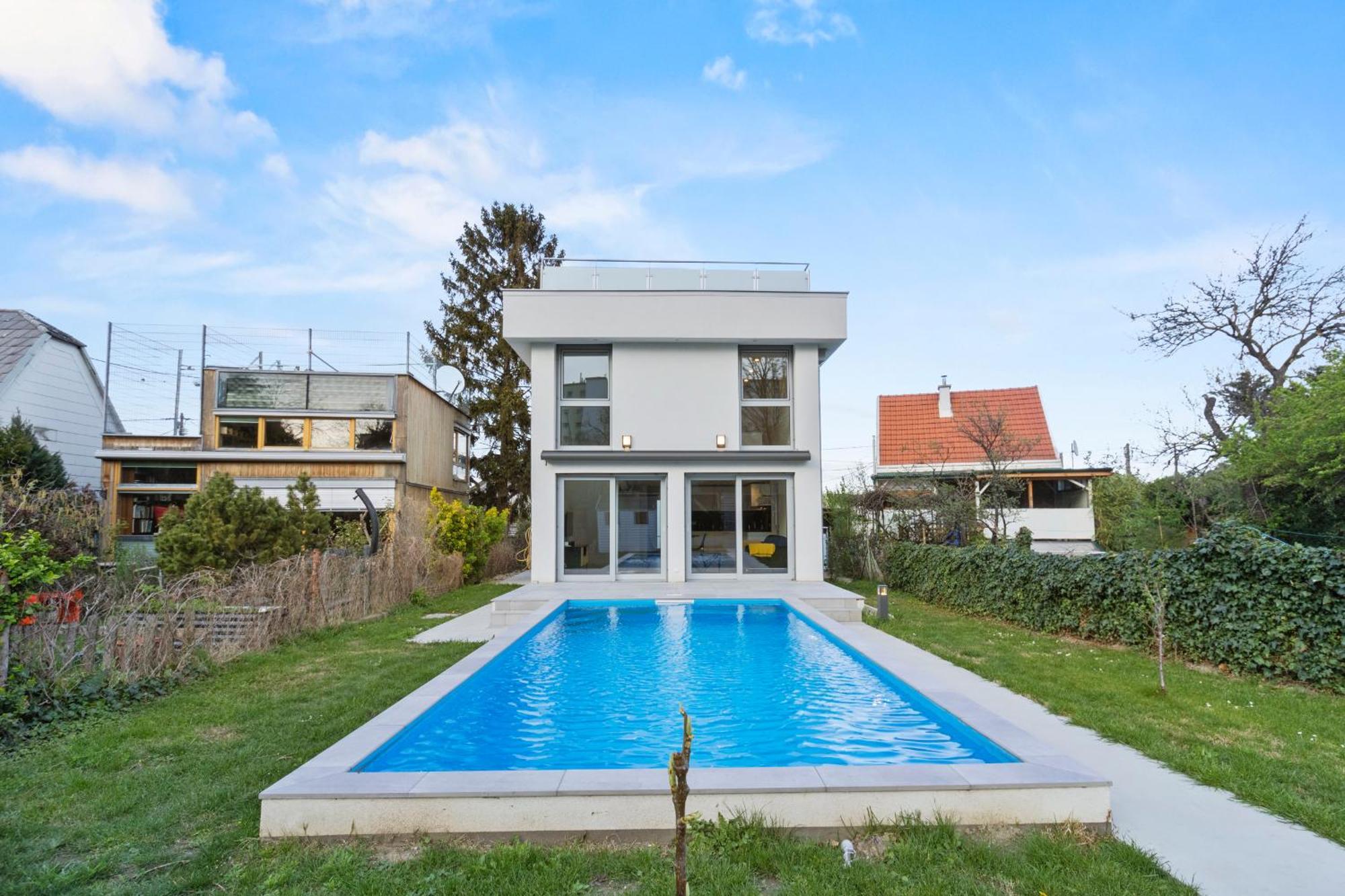 Villa Jaeger Mit Pool In Wien Exterior foto